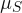 \mu_{S}