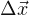 \Delta \vec{x}