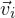 \vec{v}_{i}