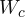 W_{c}