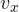 v_{x}