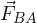 \vec{F}_{BA}